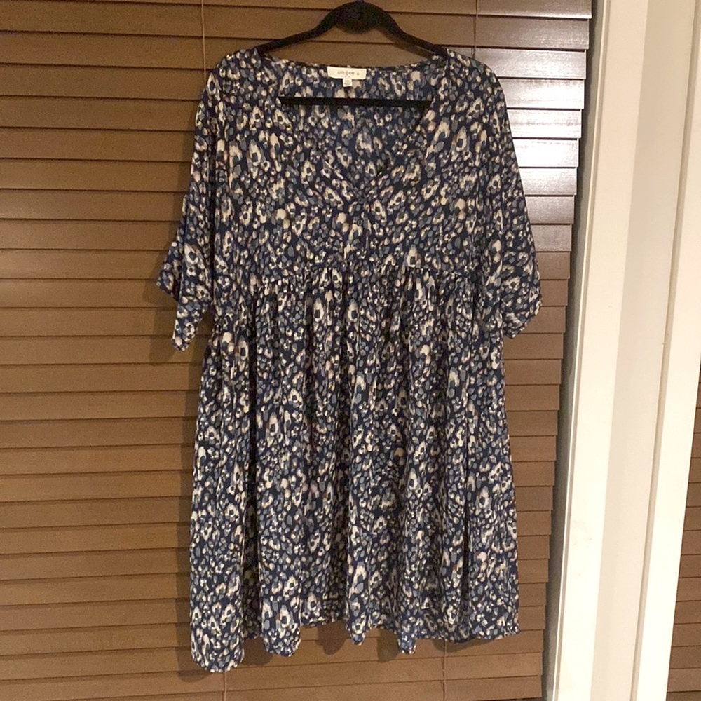 Umgee babydoll dress oversized tunic 1XL EUC